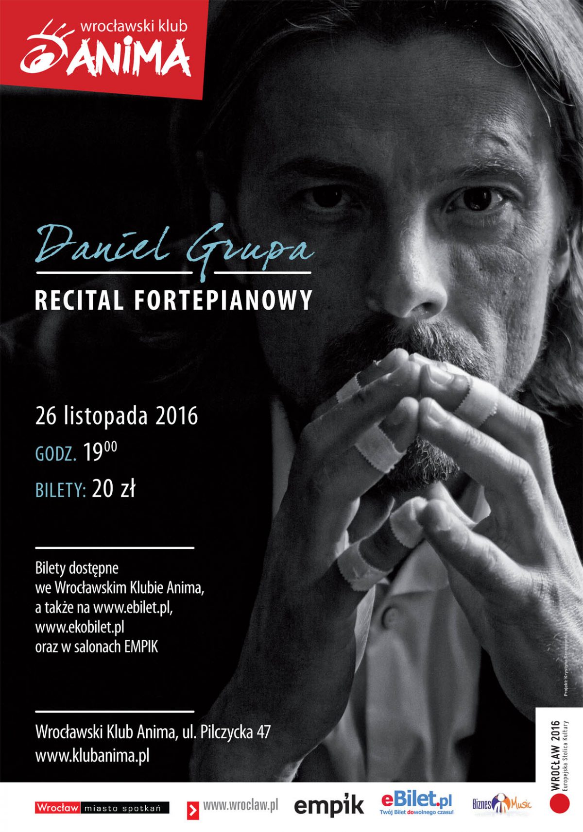 Recital fortepianowy Daniela Grupy