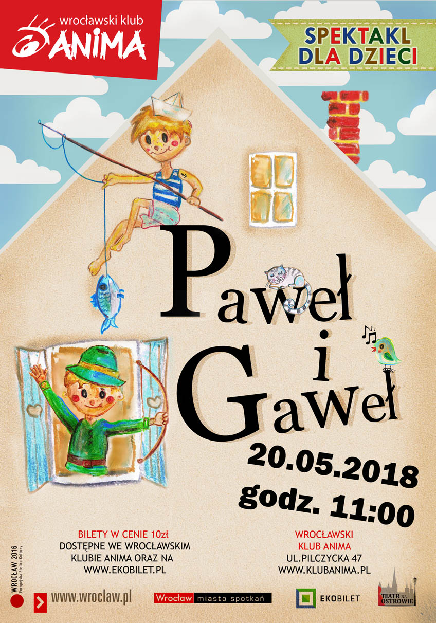 Paweł i Gaweł – spektakl dla dzieci