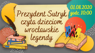 Prezydent Sutryk czyta dzieciom wrocławskie legendy