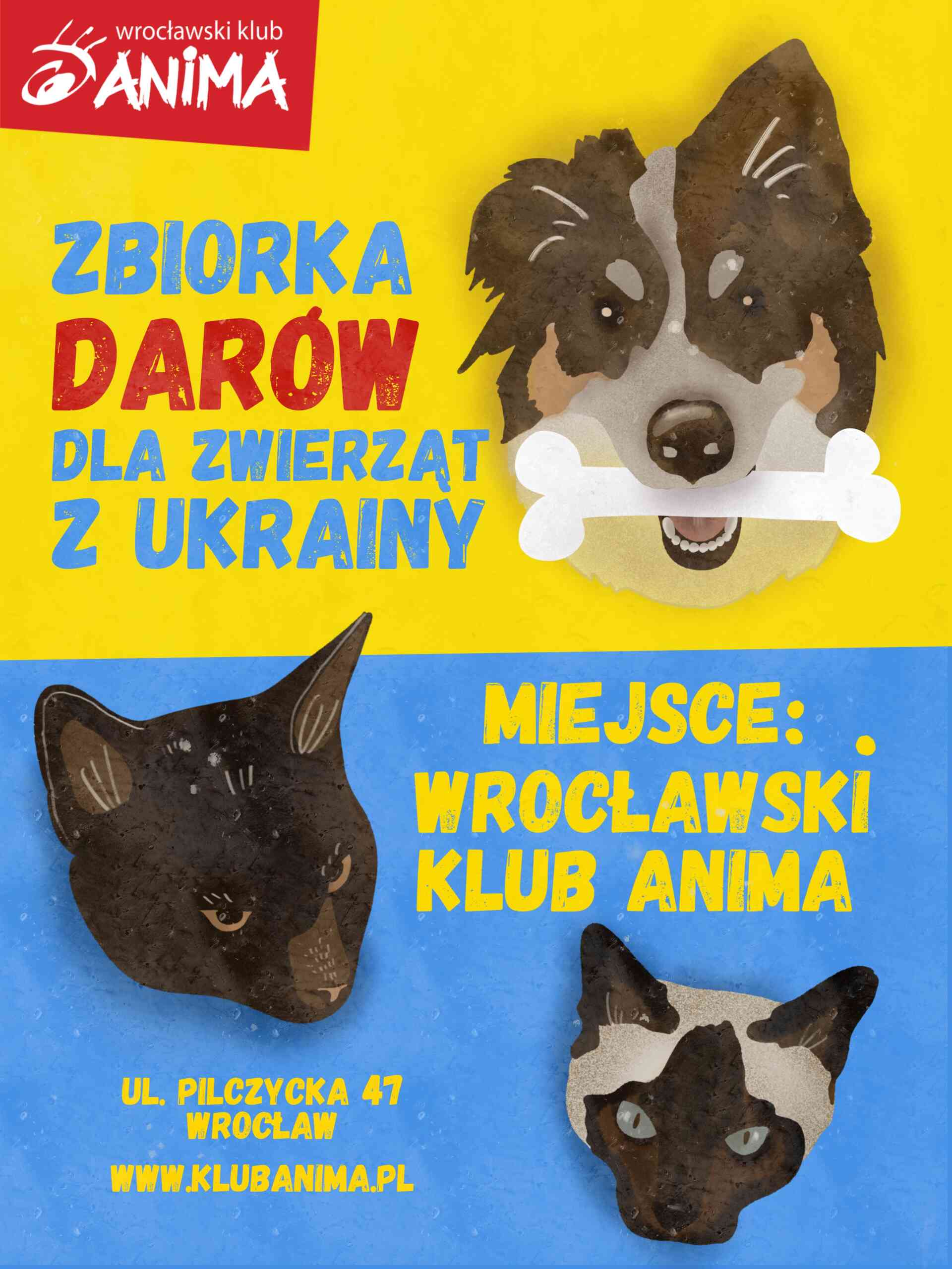 Zbiórka darów dla zwierząt z Ukrainy