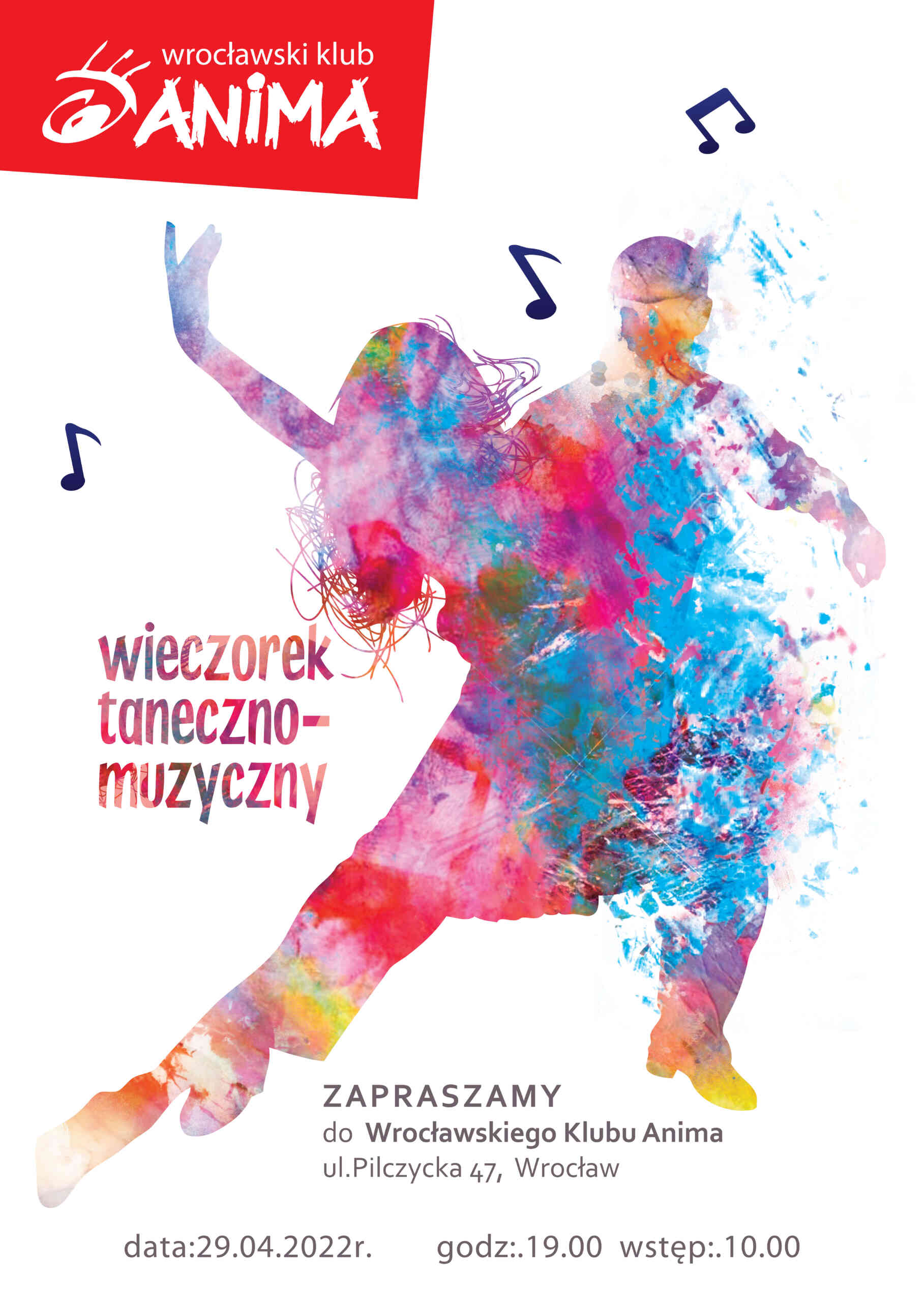 Wieczorek muzyczno – taneczny 29.04.2022