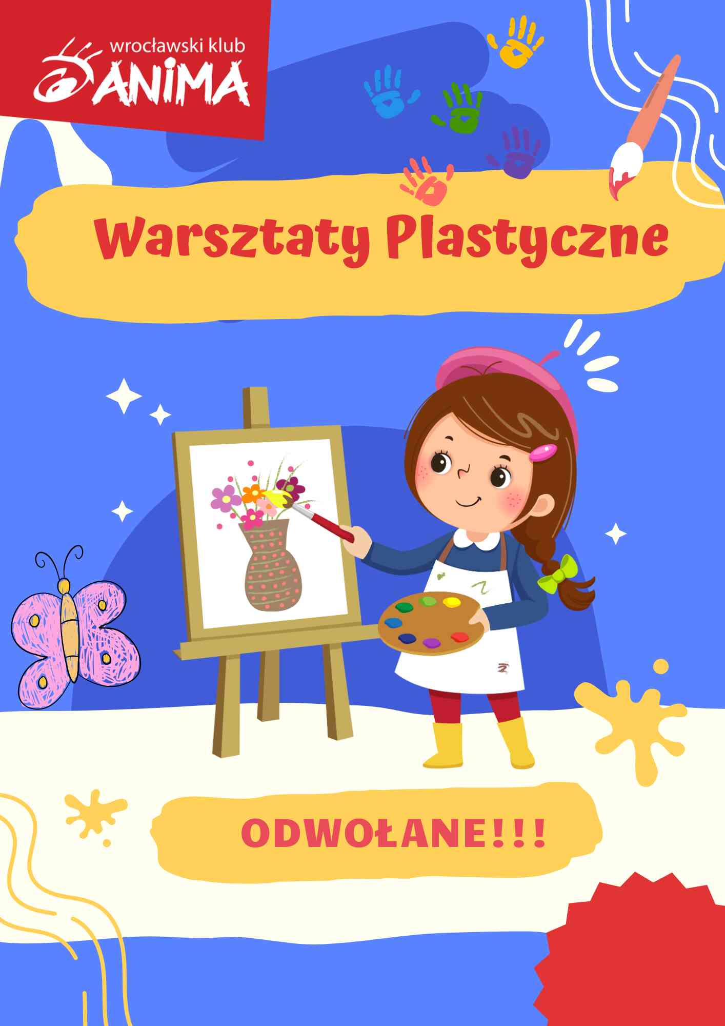 W dniu 30.09 warsztaty plastyczne zostają odwołane!!!
